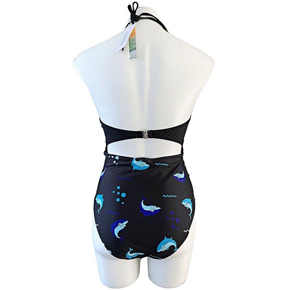 Ruched Twist-Front Cut-Out High-Waisted Monokini - Picture 7 of 13